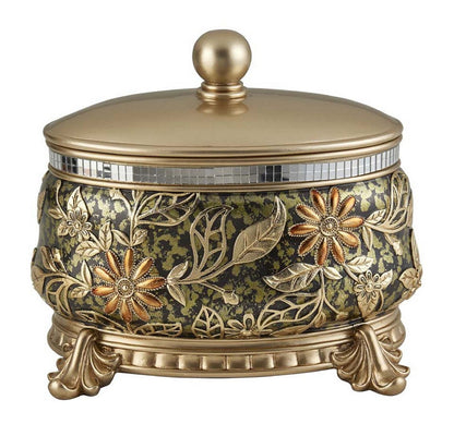 9 Inch Chrysanthemum Resin Jewelry Box